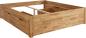 Preview: Massivholzbett "Santos" ohne Kopfteil mit Schubladen - Wildeiche geölt
