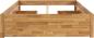 Preview: Massivholzbett "Santos" ohne Kopfteil mit Schubladen - Wildeiche geölt
